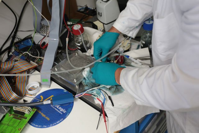 intermediasp's tweet photo. Now from I&amp;D UTN :computing’s scaling issues with 5D electronic blood #healthcare #technology #IoT #HealthB https://t.co/88iEHoB22v
