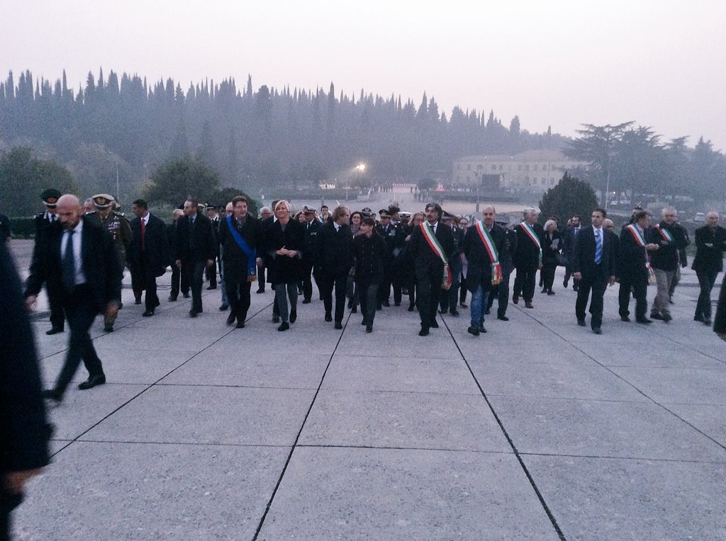 serracchiani's tweet photo. Parte da Redipuglia il percorso nazionale di restauro dei sacrari militari nel centenario della #grandeguerra https://t.co/l1kB323OmH