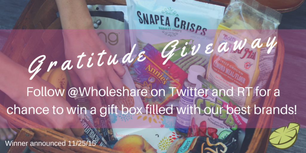 directeats3's tweet photo. Follow @Wholeshare and RT for a chance to win a gift box filled with our best brands! #wholeshare #giveaway https://t.co/ZRdi5MuKRa
