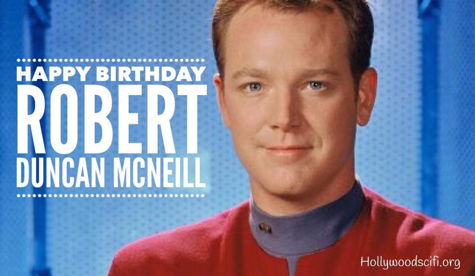 Happy Birthday Robert Duncan McNeill! He was Lt. Tom Paris on  and Cadet Nicholas Locarno on 