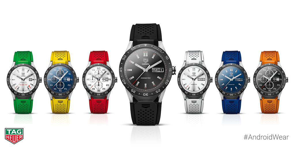 Android's tweet photo. Introducing @TAGHeuer Connected, the first luxury watch powered by #AndroidWear https://t.co/fAPA7gVfid https://t.co/5GLV04IIFh