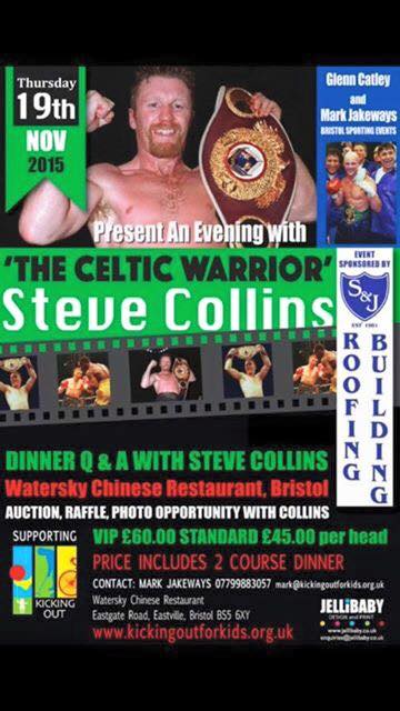 CCs_Bristol's tweet photo. Looking forward to this event! An evening with Steve Collings - The Celtic Warrior! #SportingDinners #EveningWith https://t.co/kMm6fqrFd4