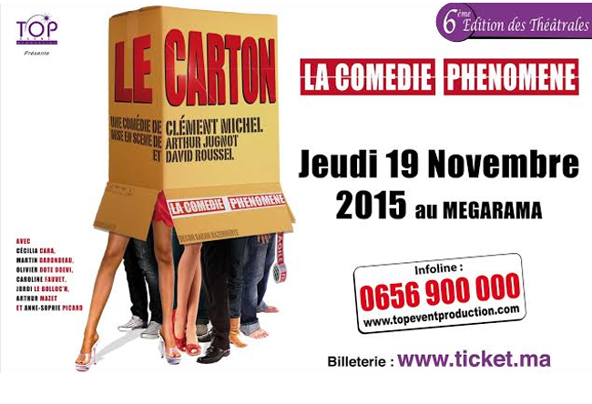 Ticket_ma's tweet photo. Entre les cartons à faire et les comptes à régler, une comédie où l'on déballe tout !
#lecarton #clément_michel https://t.co/hdpkQahuK5