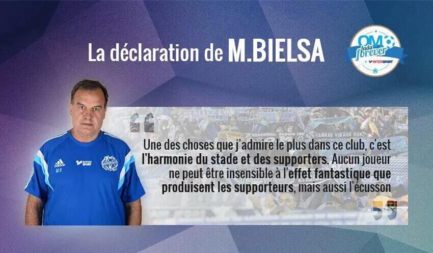 FADA2LOM's tweet photo. @OM_Officiel nous on l'oubliera pas !! #ForzaBielsa #MldFuera https://t.co/DqAOS7teoN