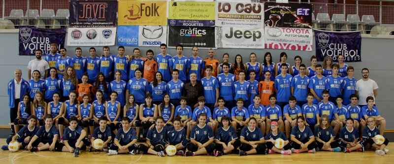 VoleiCatala's tweet photo. El @CVRoquetes presenta els equips d’aquesta campanya 2015-16 https://t.co/JFWnUVUD9J https://t.co/uhb1ffVpIf