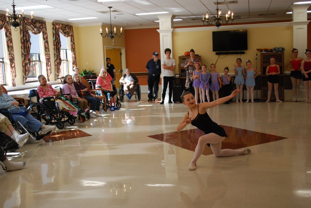 Our Competition and Clara's Dream dancers performed for Culpeper Health &amp; Rehabilitation center's residents.