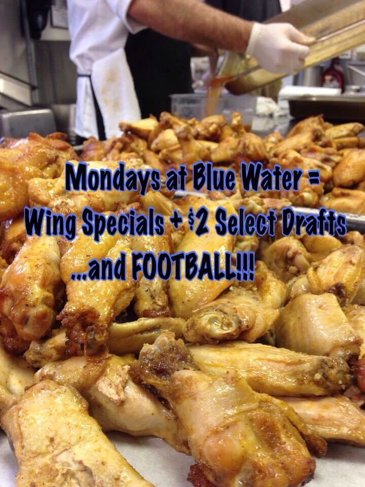 Blue_H2OGrill's tweet photo. Join us for our Monday special of house smoked wings and select $2 drafts! https://t.co/qCbPzgL2em https://t.co/dZAaZyDibd