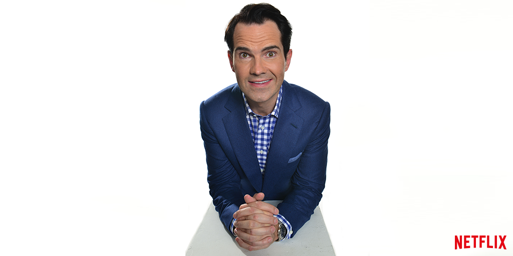 jimmycarr's tweet photo. Jimmy Carr's Netflix Original Stand-Up Comedy Special is coming soon @NetflixUK https://t.co/LCFlqGAmsk