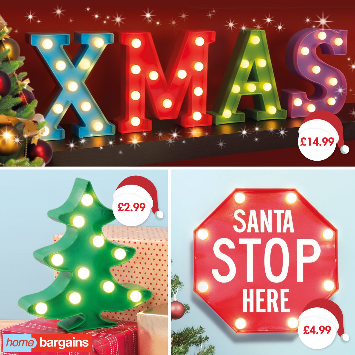 Don't miss Christmas deals on lights at Home Bargains