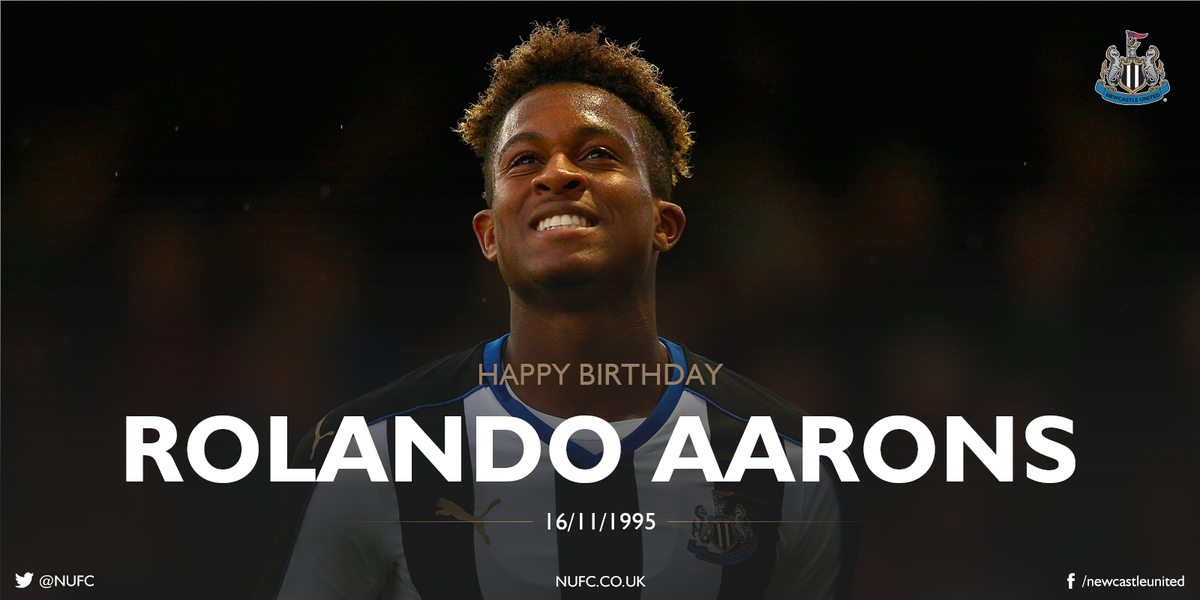 NUFC's tweet photo. Good morning! Join us in wishing @R_Aarons16 a very happy 20th birthday! #NUFC https://t.co/DiwCMttJ3e