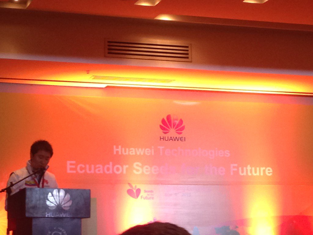 TyNEcuador's tweet photo. Hoy Ecuador Seeds for The Future de Huawei presenta a los ganadores de 7 universidades https://t.co/68ovS5XhuK