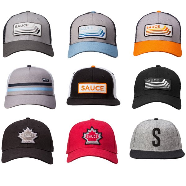 Sauce Hockey Lifestyle Apparel Skate Guard Snapback Hockey Cap Hat OSFM