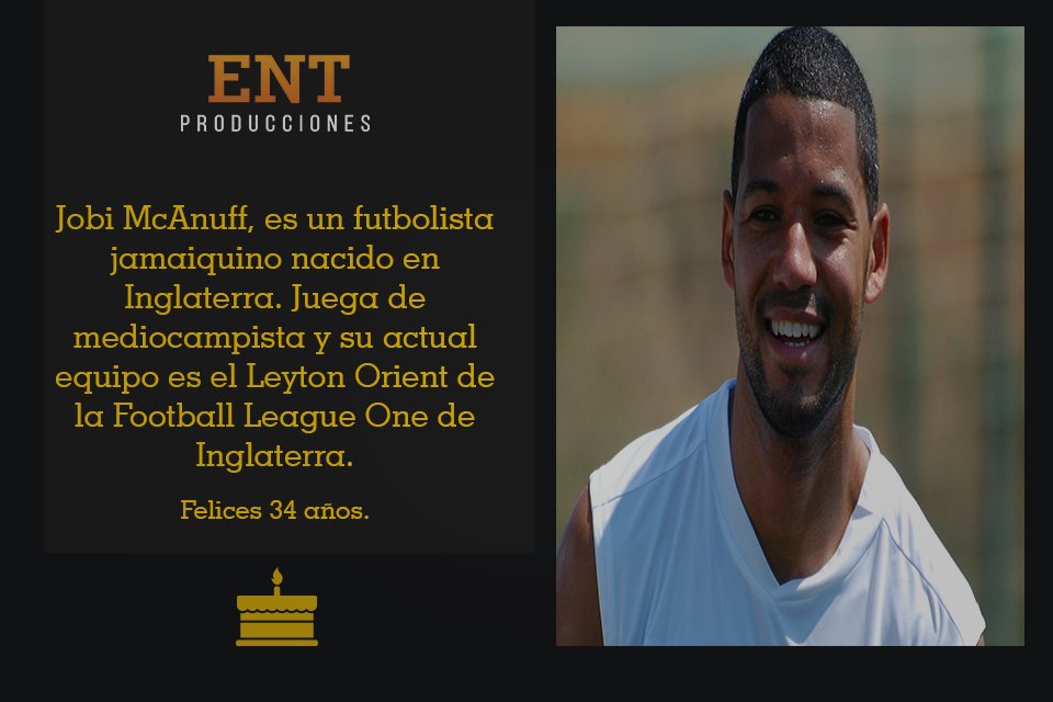 Happy 34th Birthday Jobi McAnuff!! 