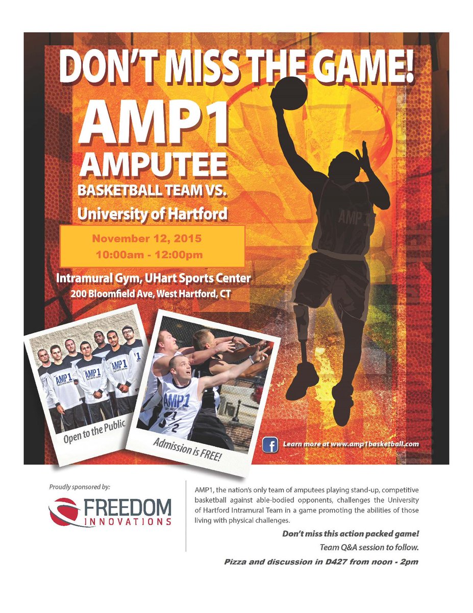 For anyone in the Hartford, CT area this week. Check out the AMP 1 Amputee basketball team!