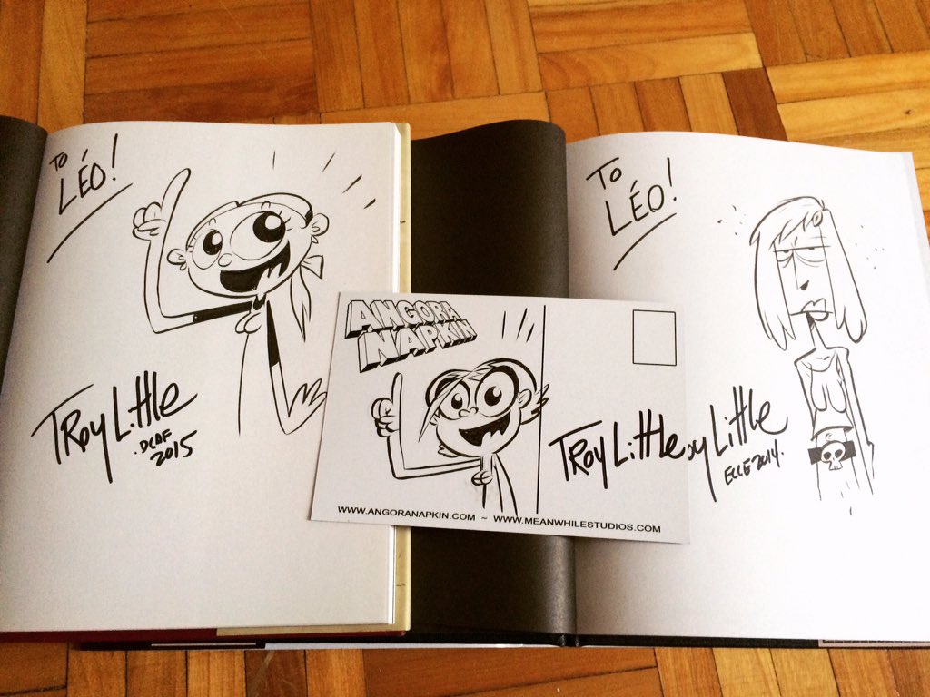 LevelUpLeo's tweet photo. Finished the #angoranapkin trio! @AngoraNapkin @meanwhilestudio #halcon2015 https://t.co/nTGln3cWGo