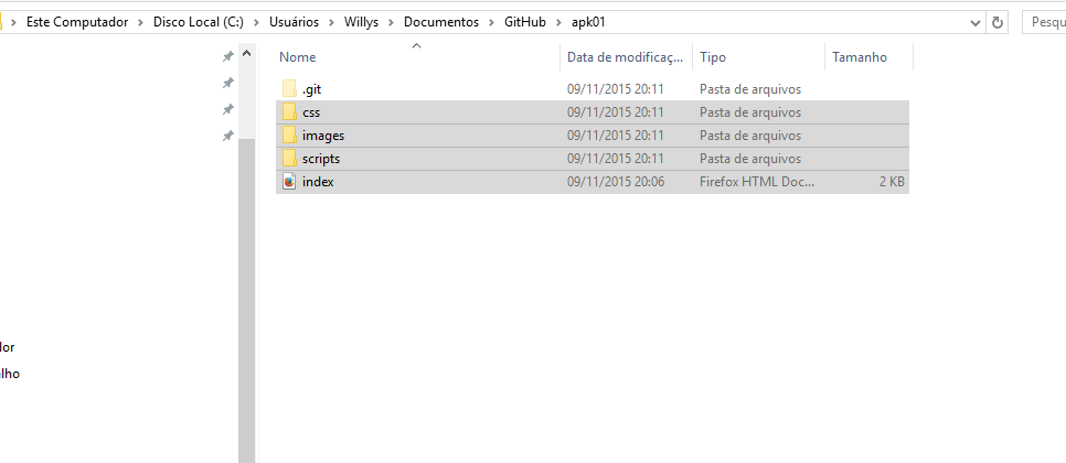 willyscampos's tweet photo. #Stage09 Colocando seu código no lugar no Repositório Local #github https://t.co/PoVylNEwND
