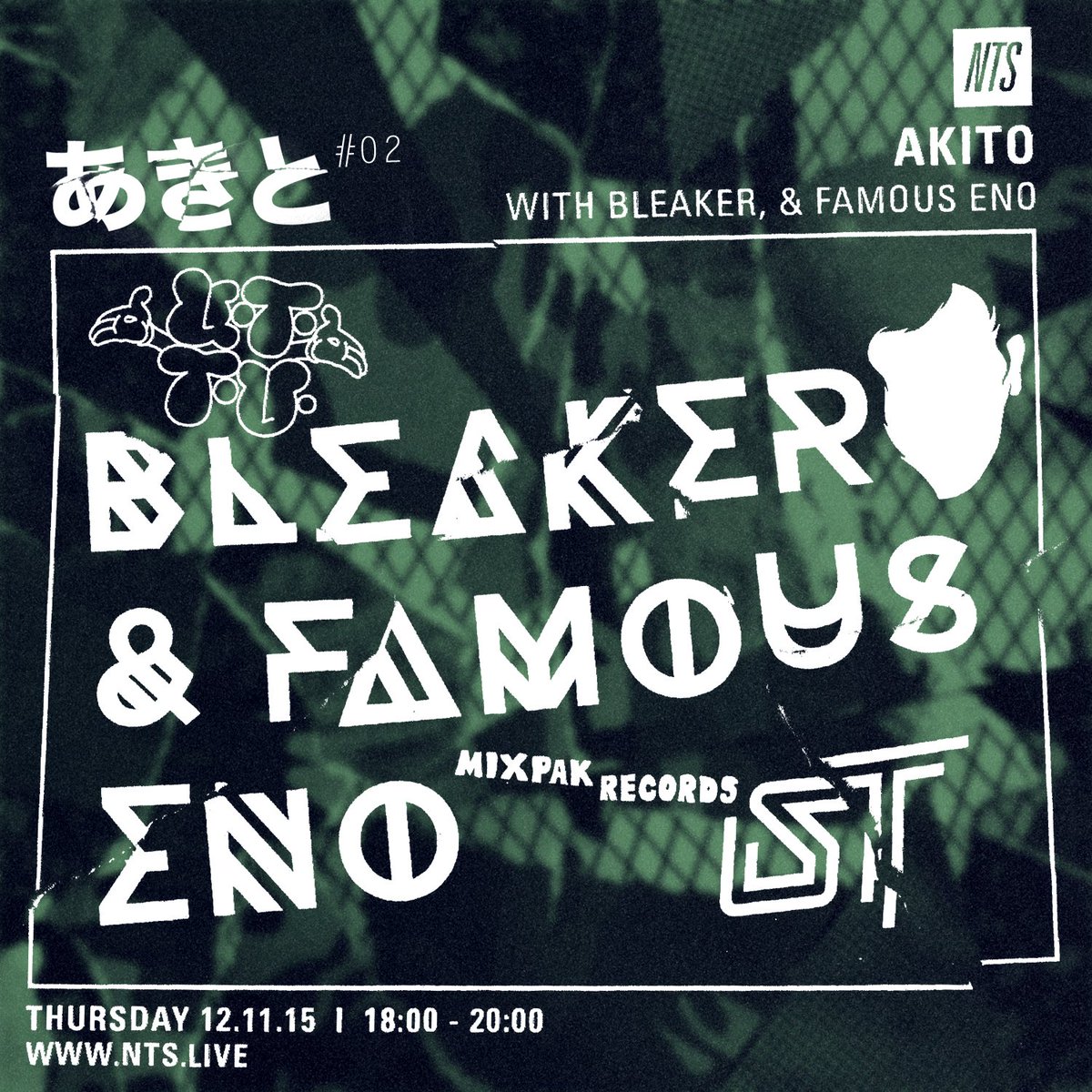 This Thursday on <a href="/NTSlive/">NTS Radio</a> – <a href="/GangFatale/">GΔNG x FATALE</a>'s @_Bleaker in the guest mix &amp; B2B w/ the Don @famouseno [6-8pm GMT]
