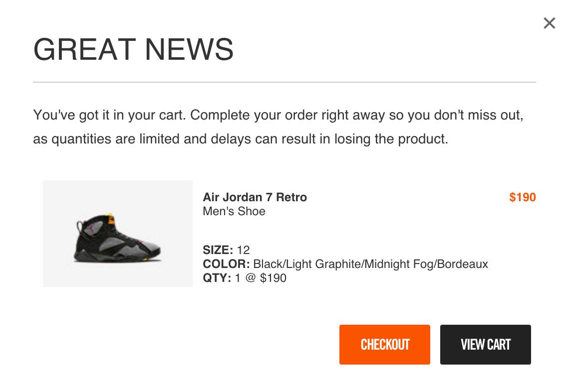 J23app's tweet photo. Very short wait in line for the Bordeaux AJ7 -> https://t.co/NZfTeT9Qij
#RestockSeason https://t.co/M7TN5jDRB6