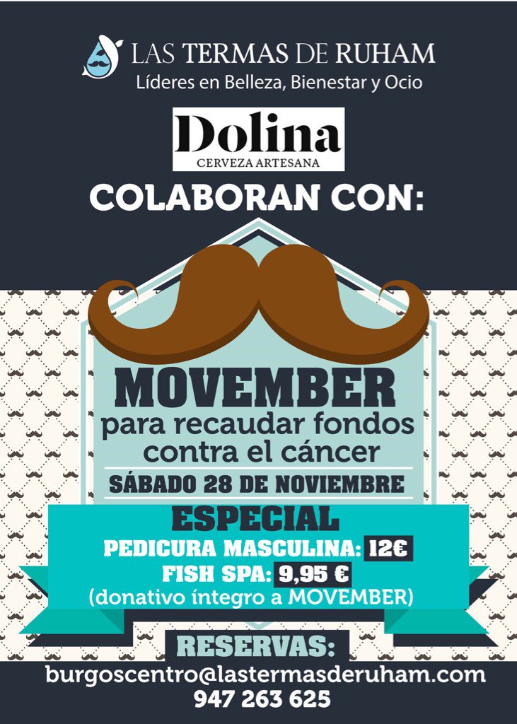 TermasderuhamB's tweet photo. Cambio de día #Movember 28/11. 
@CervezaDolina @MovemberBurgos https://t.co/WgOFA4sNLn