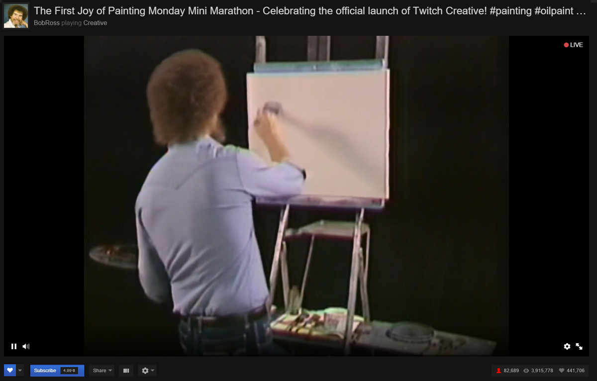 CosMech's tweet image. It begins #BobRoss