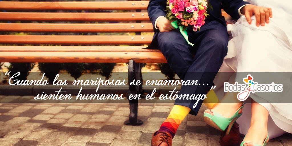 Síguenos <a href="/bodasycasorios/">Bodas y Casorios</a> y cuéntanos cual es la #FraseDeAmor más linda que has escuchado #Amor #Frases #Bodas