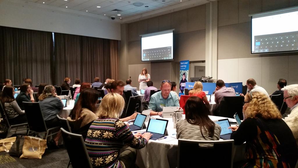 dan_bowen's tweet photo. The amazing Rowena from @ELH_Team doing OneNote multimedia #MSAUedu #nextlevellearning @mtholfsen https://t.co/R9HPRGDZmp