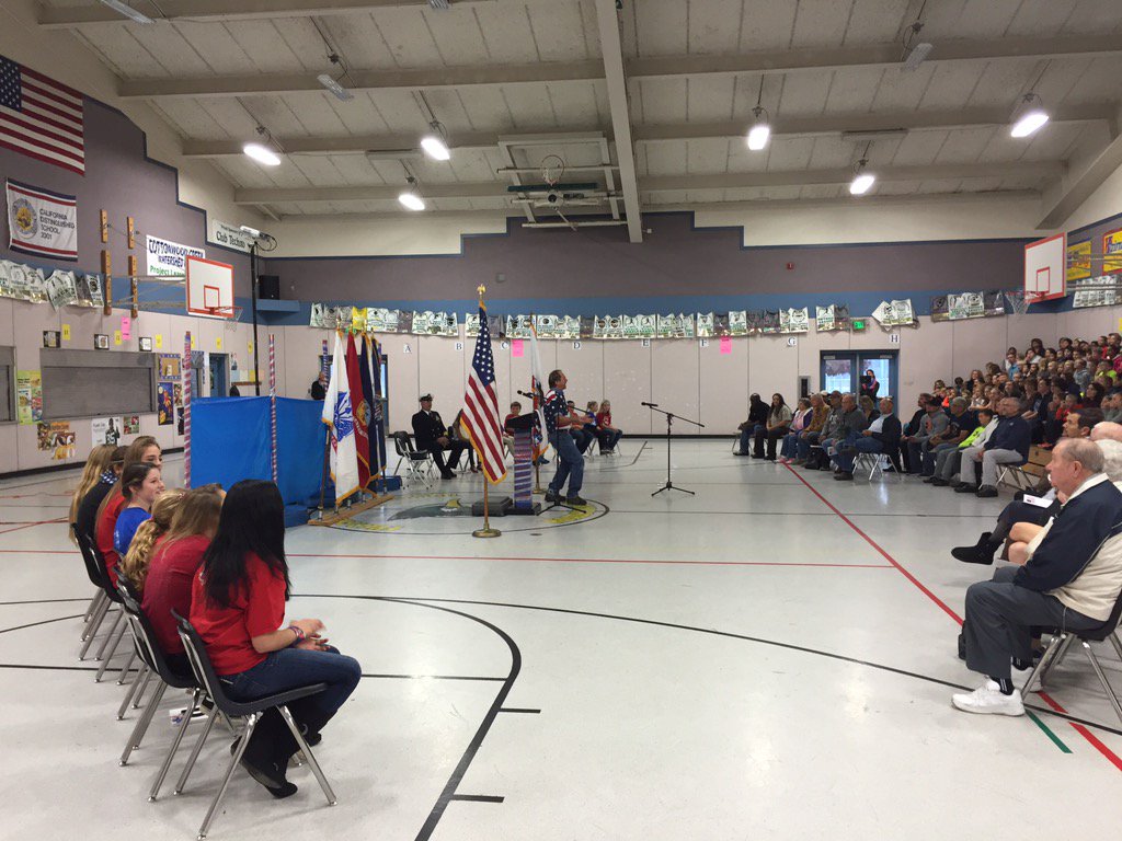 Our first annual Veterans Day assembly to celebrate and honor our service men and women.