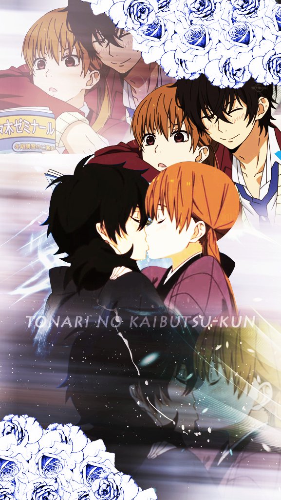 2Bgraph's tweet image. new lockscreen of Tonari no Kaibutsu-kun :) // #tonarinoKaibutsukun #manga #lockscreen #locker