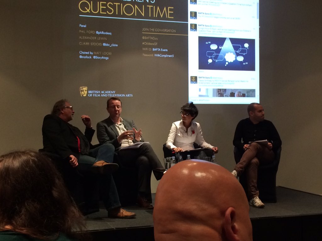 @BAFTA Children's Question time at 195Piccadilly #ChildrensQT @GR8ASUR representative #kidsinfilm #kidsempowerment