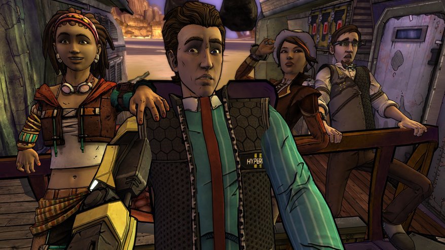 telltalegames's tweet photo. "ONE OF THE WITTIEST GAMES I'VE EVER PLAYED" @NUVO_net on 'Tales from the @Borderlands' https://t.co/vCwzGhJA98 https://t.co/S5DGkvK8aq