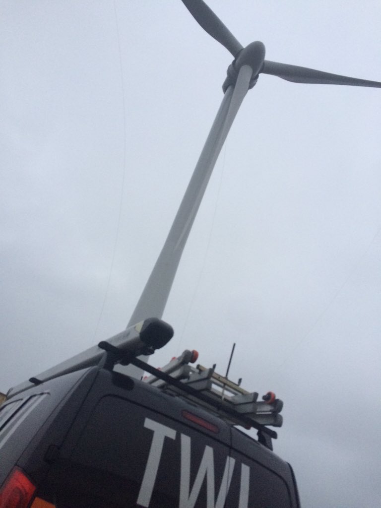 TWL_Tech's tweet image. Busy day running fibre to a brand new wind turbine. #fibre #future #busy