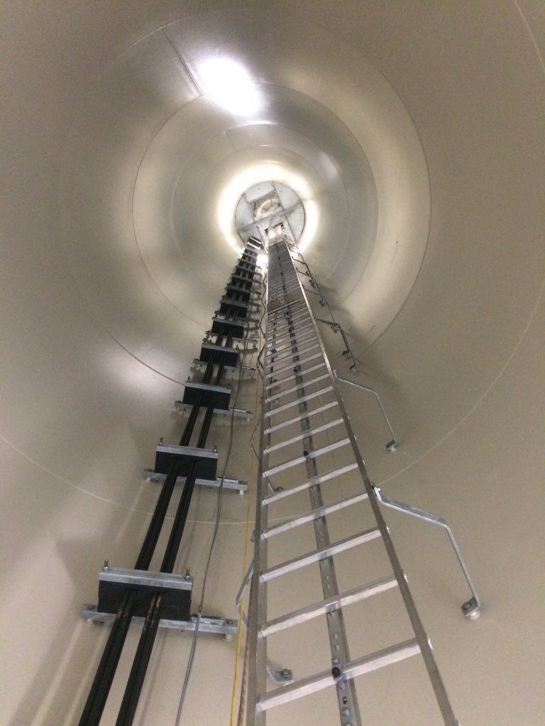 TWL_Tech's tweet image. Busy day running fibre to a brand new wind turbine. #fibre #future #busy