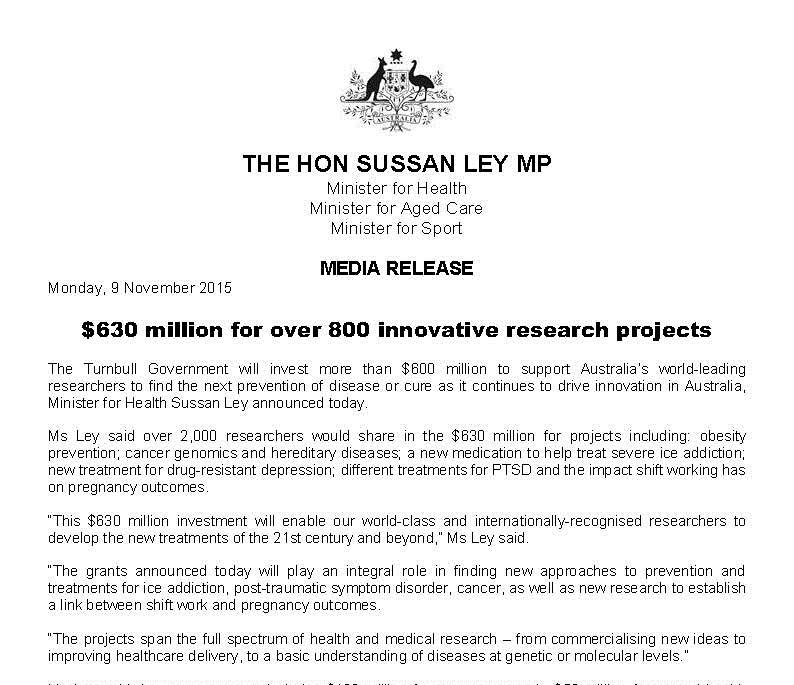 NACCHOAustralia's tweet photo. NACCHO Alert :$630 million for over 800 innovative research projects  https://t.co/JnXNKHJfar https://t.co/9Tlst95a5N