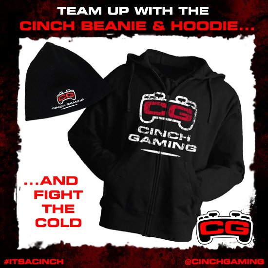 Hat + Hoodie = #CinchSwag

Our Full Apparel Line: ow.ly/Ug6ni 

-