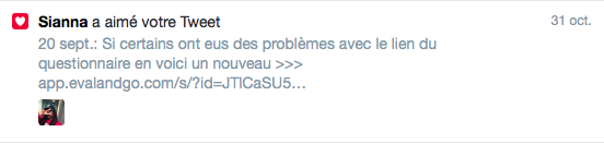 LeBlocTrois's tweet photo. Ce n'est qu'un petit like mais ça reste très significatif pour nous, une gros merci a @SiannaDwayna #AllezSoutenir https://t.co/sWXHIWXZTI