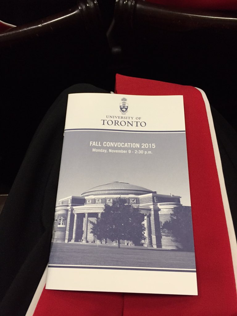 nadineborduas's tweet photo. Ouf! I'm in the booklet! 😊 #UofT2015 #UofTconvocation https://t.co/NnrBLj1UHh