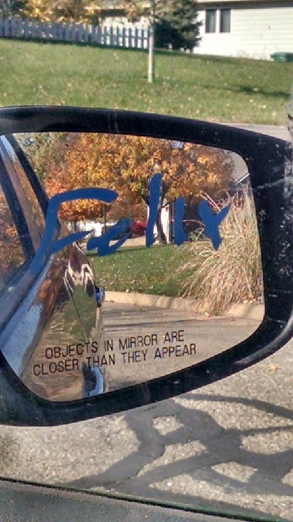 votetope's tweet photo. Felix is in the rear view because Tope is so far ahead #VoteTope https://t.co/lWXCuZFoGn