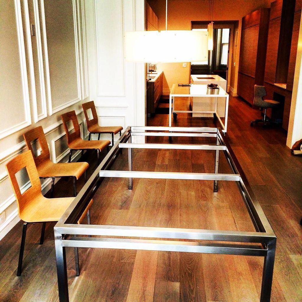 DesignRambles's tweet image. #custombuilt #stainlesssteel #tableframe (sans stone top.)
#backbayboston #boston #massachusetts #customfabrication…