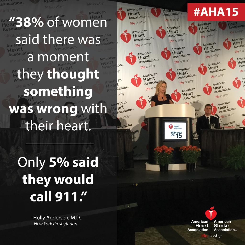 AHAKansas's tweet photo. 7x more #women will die of #heartdisease than #breastcancer. Awareness &amp; prevention is key to health. #AHA14 https://t.co/4vc53iA8nH
