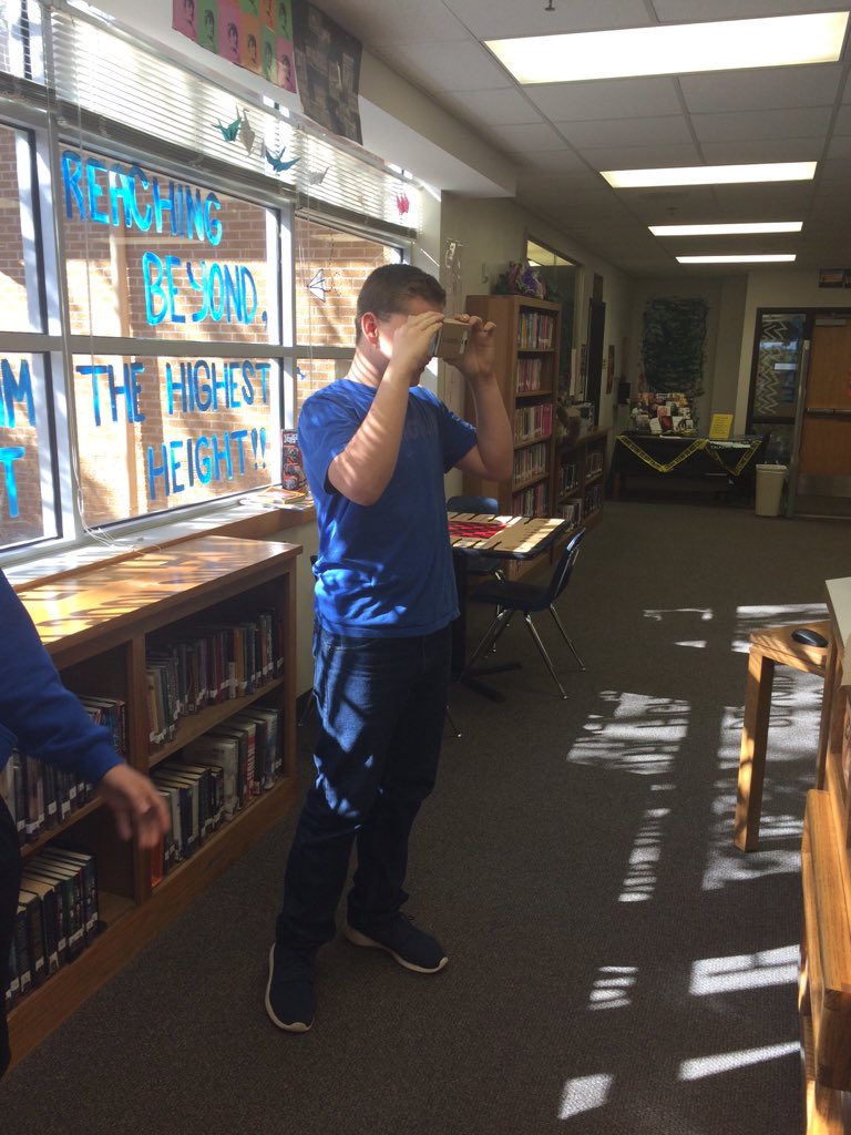 AltomSarah's tweet photo. More practice with Google Cardboard Goggles!! #whywisd @ngcrooprincipal #ngclibrary https://t.co/64QjVlfsEG