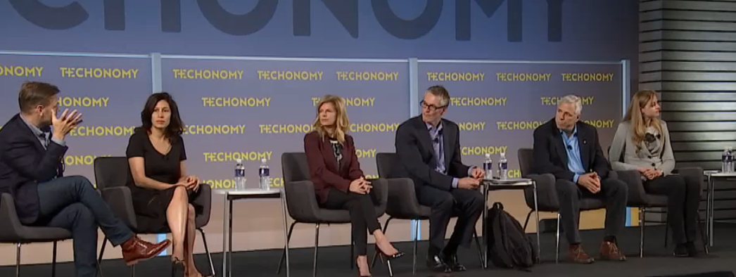 Darktrace's tweet image. What is the future of cybercrime &amp;amp; how can we address its escalation? Watch our CEO Nicole Eagan at #Techonomy15