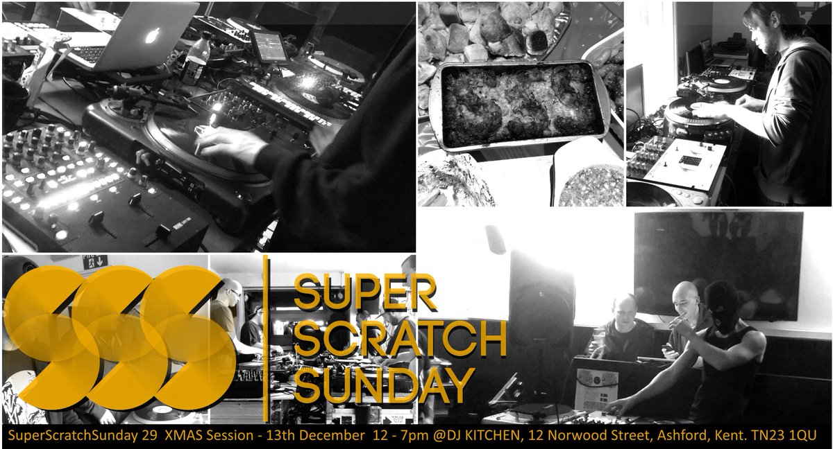 SuperScratchSun's tweet image. SSS29 - Ashford - Sunday 13th December - Xmas scratch jam