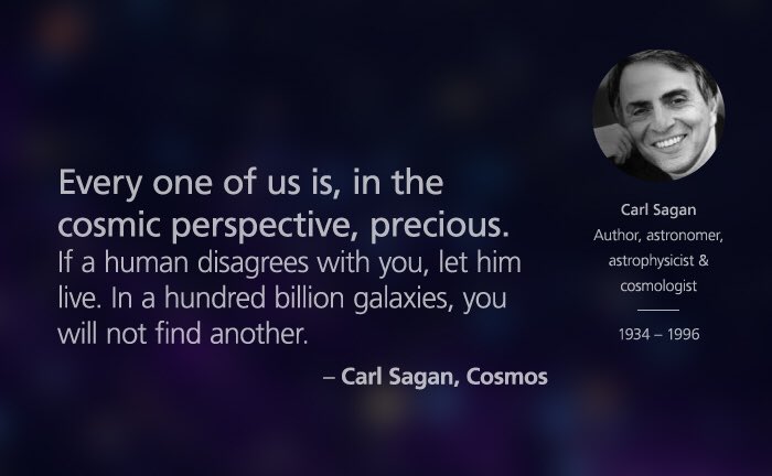 Happy Birthday to Carl Sagan!  
