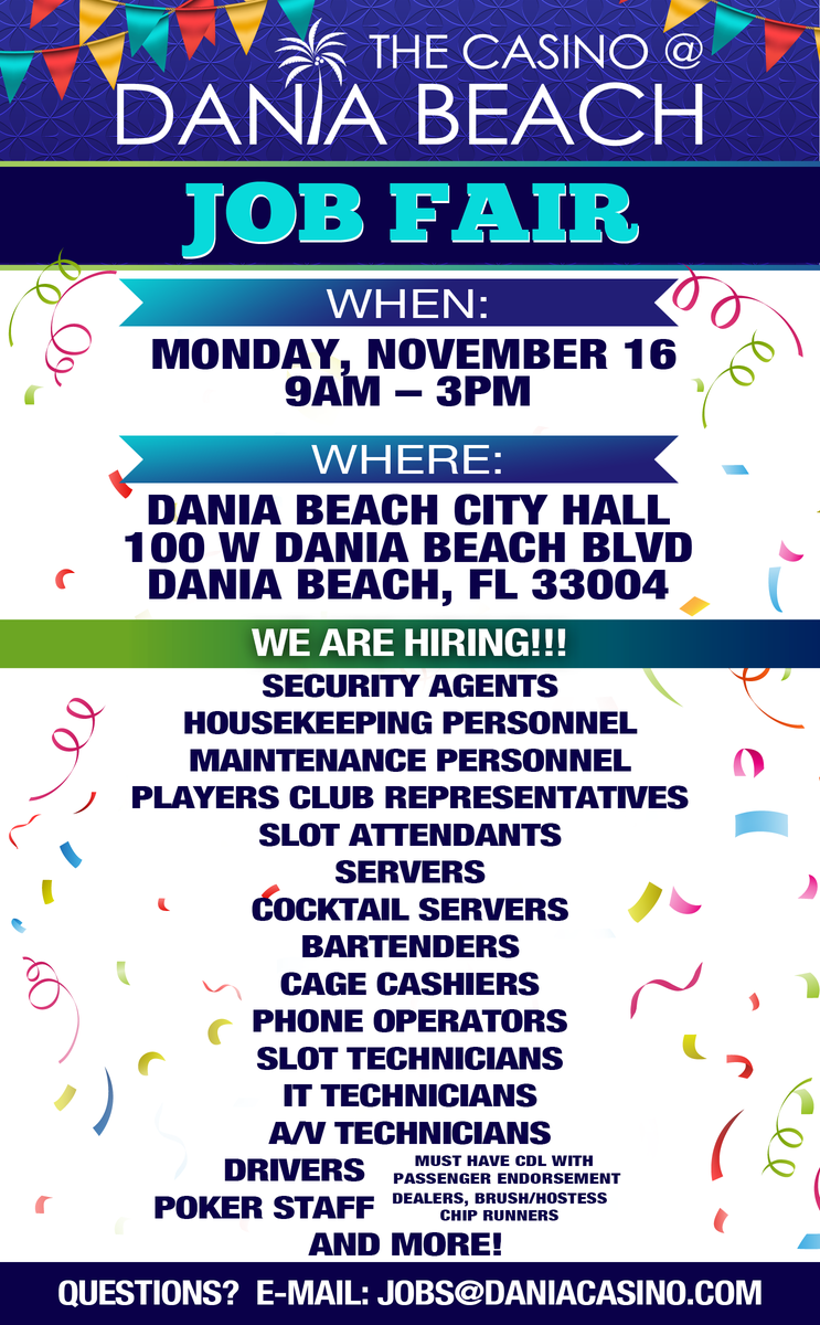Casino Jobs List Casino Jobs List