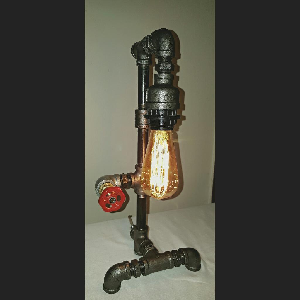 Innovativepipes On Twitter Vintage Industrial Pipe Lamp Faucet