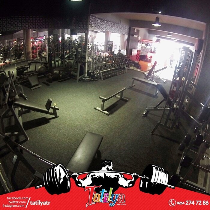 Tam profesyonel dünya markası ekipmanlarla kısa sürede fit ve daha güçlü vücuda ulaşmak için Tatilya'ya bekliyoruz..