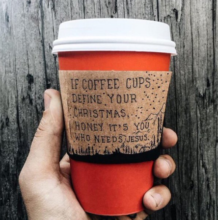 BuzzFeed's tweet photo. For everyone who thinks Starbucks red cups are ruining Christmas https://t.co/NFqWZXpV5n https://t.co/lFBeiLhF17