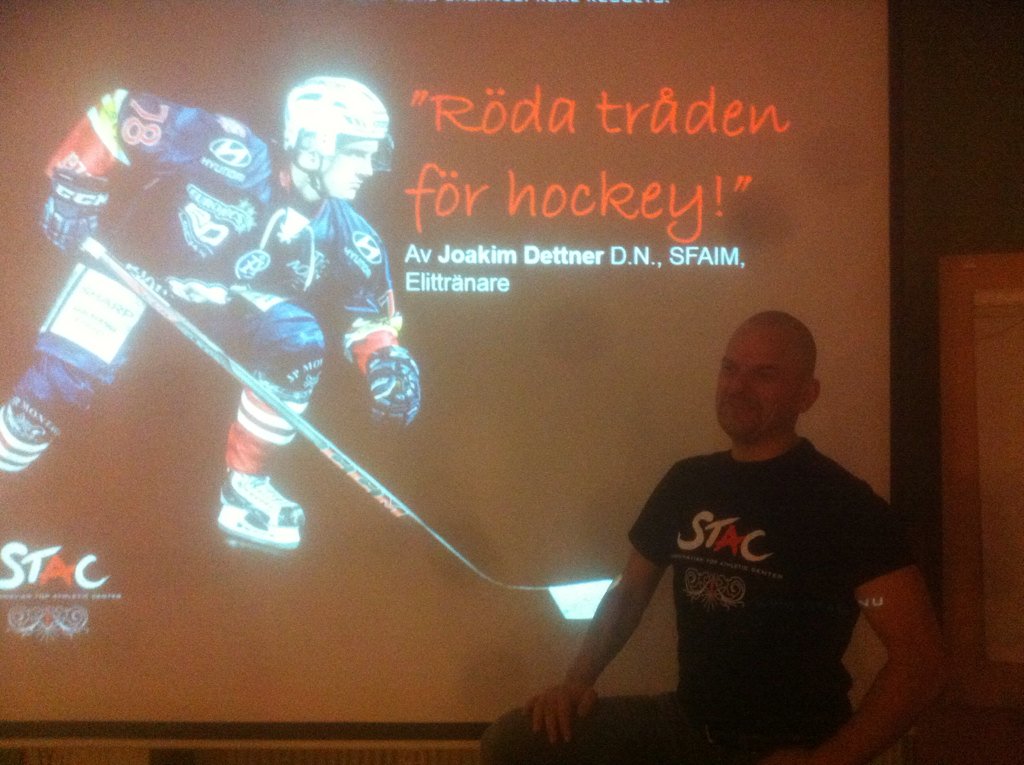 Föreläsning om implementering av den röda tråden inom VIK hockey med Jocke D