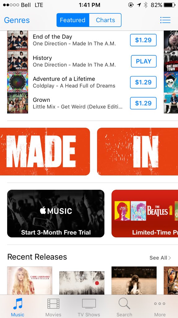 onedteambr's tweet photo. One Direction assumindo tudo que é espaço no iTunes!!
#4DaysTillMITAM https://t.co/JKXDOrULKk
