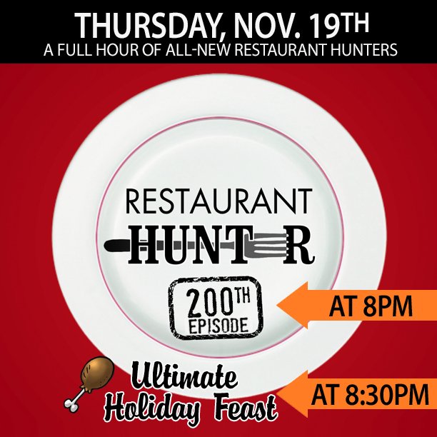 RobPetroneTV's tweet photo. A special #RestaurantHunter extravaganza is coming soon to @FiOS1News_LI! Tell your friends! https://t.co/ANzAZ7pc4s